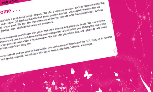 Bloombaskets Website